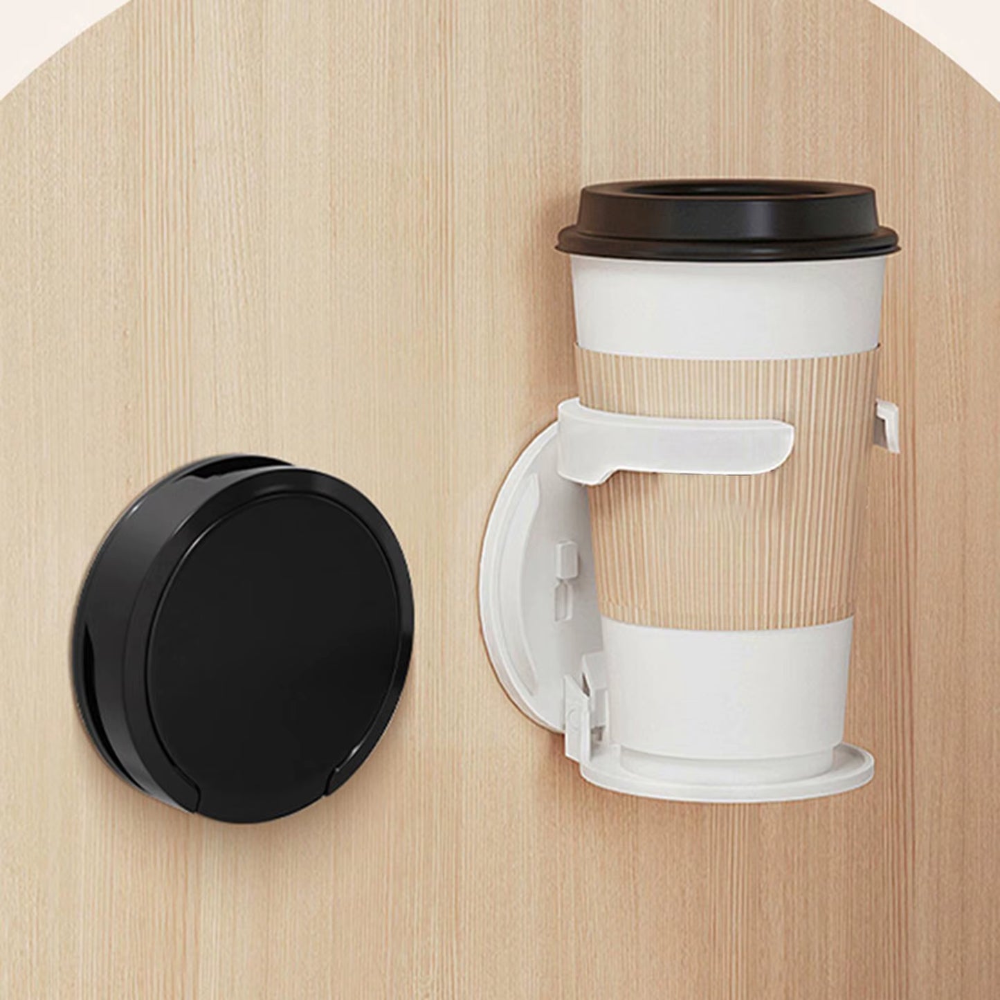 Wall Mounted Cup Holder Drink Holder Versatile Multifunctional Coffee Mup Rack Water Bottle Rack for Dorm Bedroom Family Home