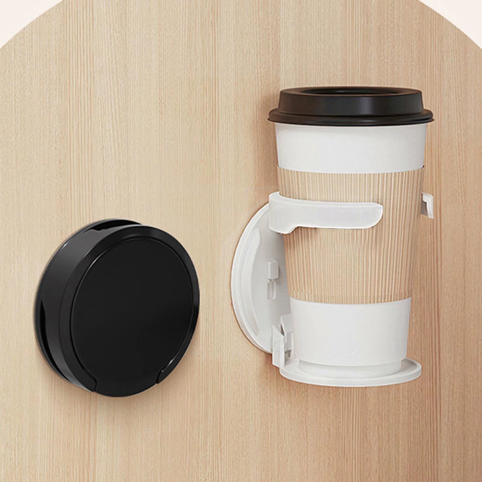 Wall Mounted Cup Holder Drink Holder Versatile Multifunctional Coffee Mup Rack Water Bottle Rack for Dorm Bedroom Family Home