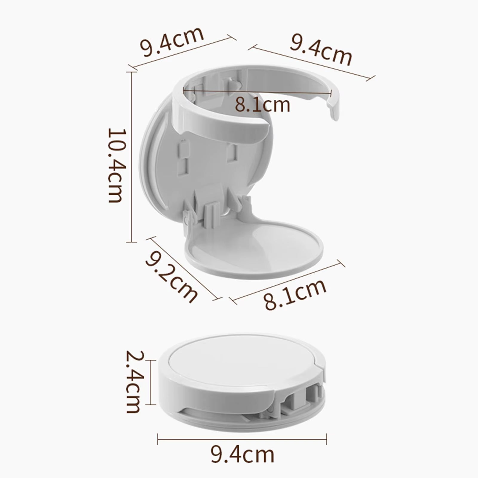 Wall Mounted Cup Holder Drink Holder Versatile Multifunctional Coffee Mup Rack Water Bottle Rack for Dorm Bedroom Family Home